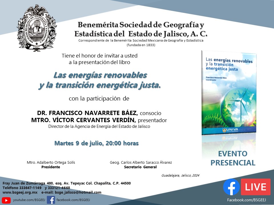 LIBRO Las energías renovables y la transición energética justa - BSGEEJ